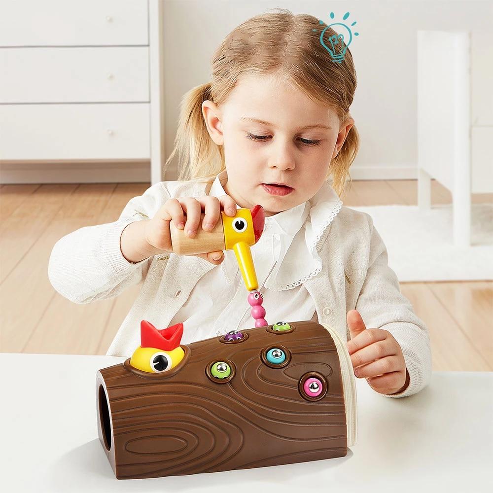 FeedingBird™ - Jouets magnétique attrape - ver | Jeux enfants - Mon joujou Lyta